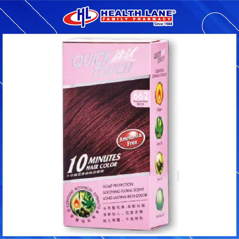 QUICK TOUCH HAIR COLOUR 662- BURGUNDY WINE